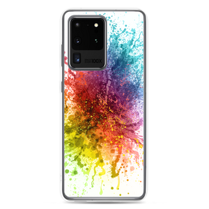 Samsung Galaxy S20 Ultra Rainbow Paint Splash Samsung Case by Design Express