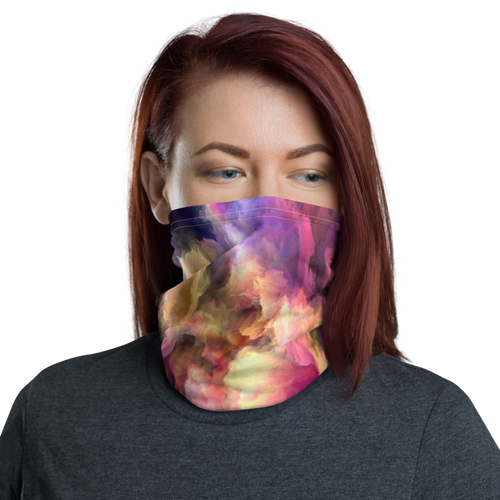 Default Title Nebula Water Color Neck Gaiter Masks by Design Express