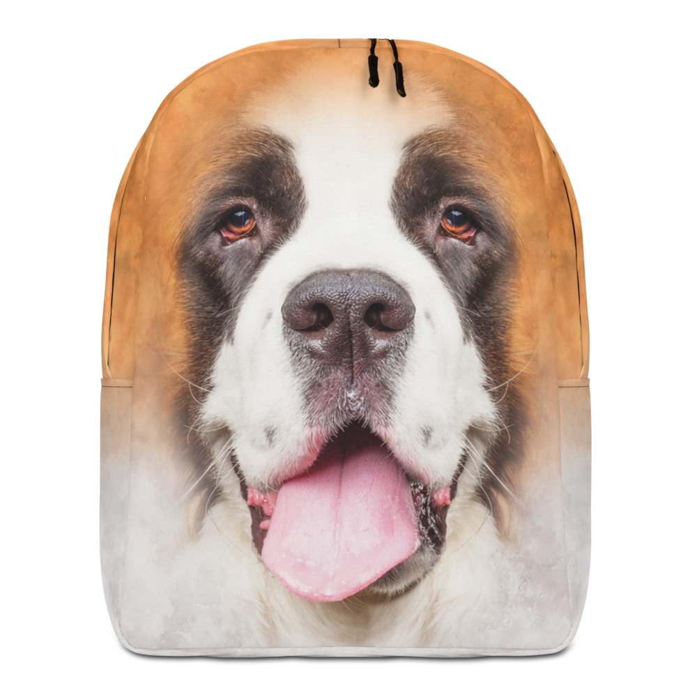 Default Title Saint Bernard Dog Minimalist Backpack by Design Express