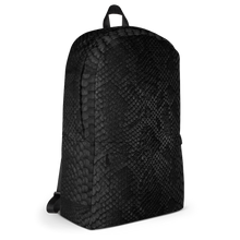 Black Snake Skin Backpack by Design Express