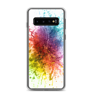 Samsung Galaxy S10 Rainbow Paint Splash Samsung Case by Design Express