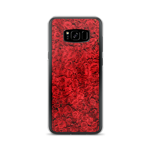 Samsung Galaxy S8+ Red Rose Pattern Samsung Case by Design Express