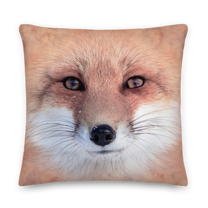 Red Fox Square Premium Pillow by Design Express