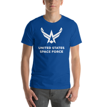 True Royal / S United States Space Force "Reverse" Short-Sleeve Unisex T-Shirt by Design Express