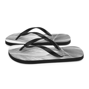 White Feathers Flip-Flops by Design Express