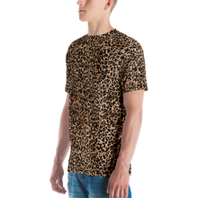 Golden Leopard Men's T-shirt by Design Express