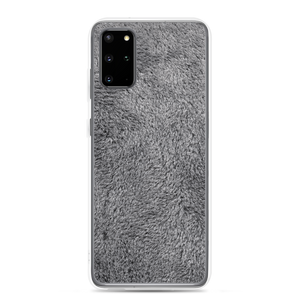 Samsung Galaxy S20 Plus Soft Grey Fur Print Samsung Case by Design Express