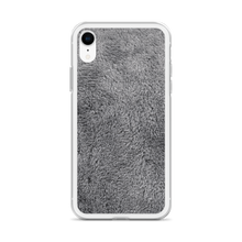 Soft Grey Fur Print iPhone Case by Design Express