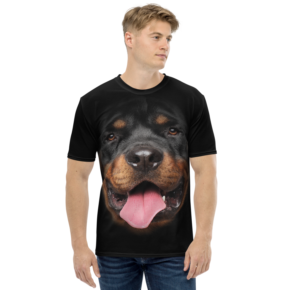 XS Rottweiler Dog Men's T-shirt by Design Express