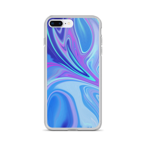iPhone 7 Plus/8 Plus Purple Blue Watercolor iPhone Case by Design Express