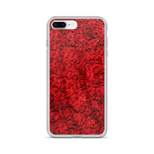 iPhone 7 Plus/8 Plus Red Rose Pattern iPhone Case by Design Express