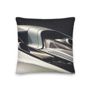 Grey Automotive Square Premium Pillow by Design Express