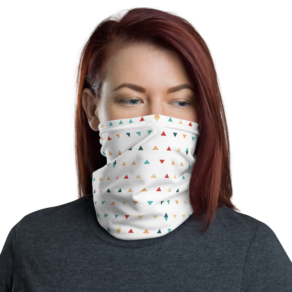 Default Title Scattered Triangles Neck Gaiter Masks by Design Express