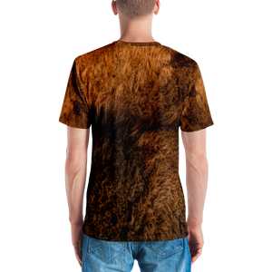 Bison Fur Men's T-shirt by Design Express