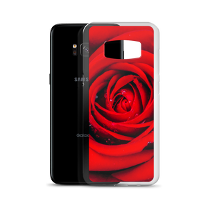 Fresh Red Rose Samsung Case by Design Express