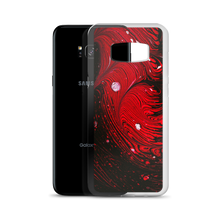 Black Red Abstract Samsung Case by Design Express