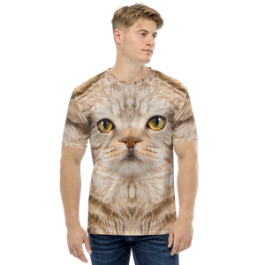 XS Scottish Fold Cat "Hazel" Men's T-shirt by Design Express