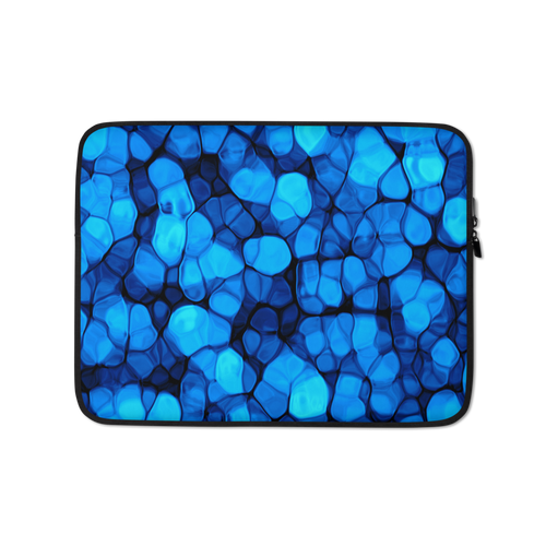13 in Crystalize Blue Laptop Sleeve by Design Express