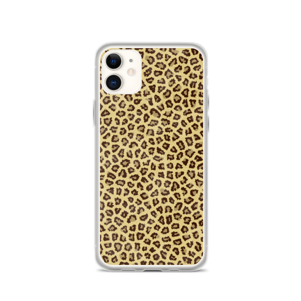 iPhone 11 Yellow Leopard Print iPhone Case by Design Express