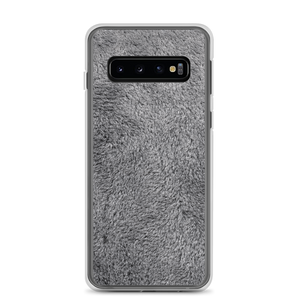 Samsung Galaxy S10 Soft Grey Fur Print Samsung Case by Design Express