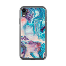 iPhone XR Blue Multicolor Marble iPhone Case by Design Express