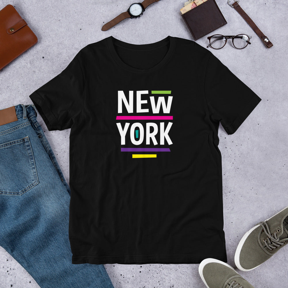 XS New York Short-Sleeve Unisex T-Shirt by Design Express