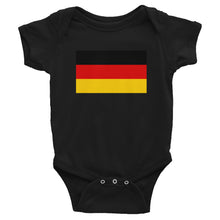 Black / 6M Germany Flag Infant Bodysuit by Design Express