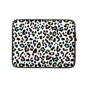 13 in Color Leopard Print Laptop Sleeve by Design Express