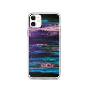 iPhone 11 Purple Blue Abstract iPhone Case by Design Express