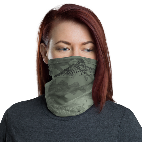 Default Title Army Green Catfish Neck Gaiter by Design Express