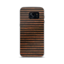 Samsung Galaxy S7 Horizontal Brown Wood Samsung Case by Design Express