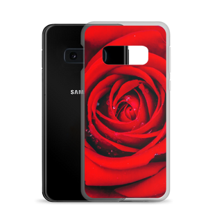 Fresh Red Rose Samsung Case by Design Express