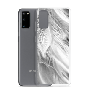 White Feathers Samsung Case by Design Express