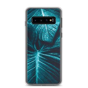 Samsung Galaxy S10 Turquoise Leaf Samsung Case by Design Express