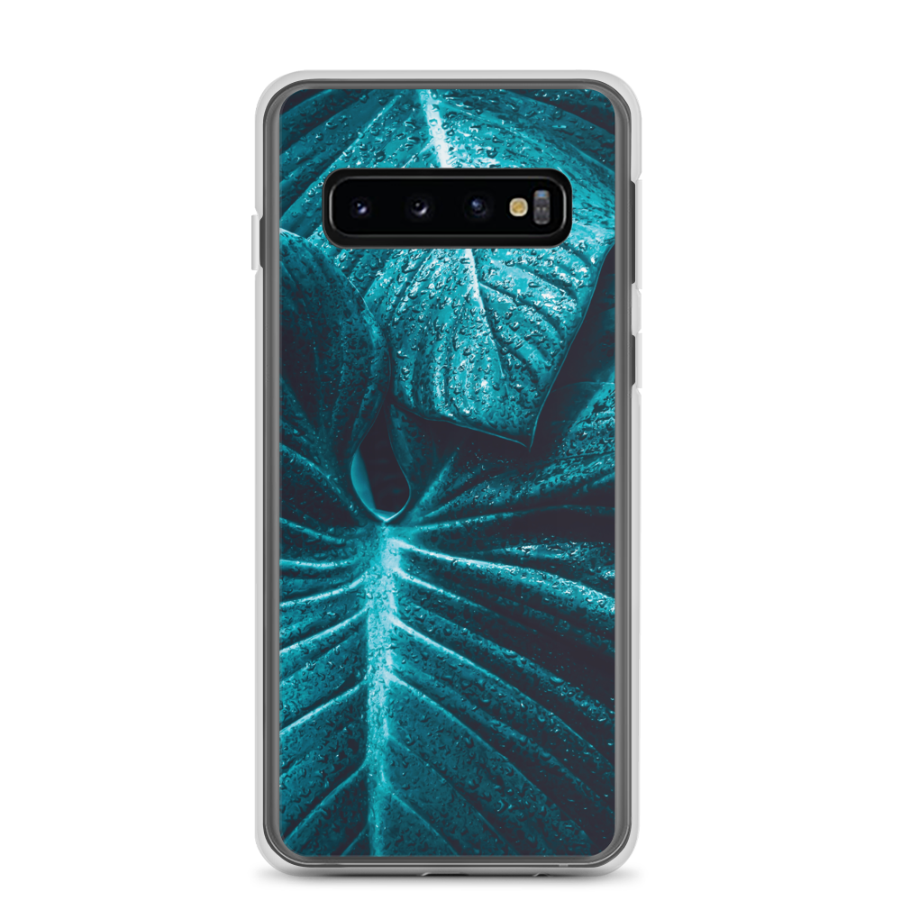 Samsung Galaxy S10 Turquoise Leaf Samsung Case by Design Express