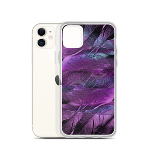 Purple Feathers iPhone Case by Design Express