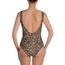 Golden Leopard One-Piece Swimsuit by Design Express