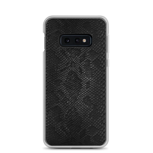 Samsung Galaxy S10e Black Snake Skin Samsung Case by Design Express