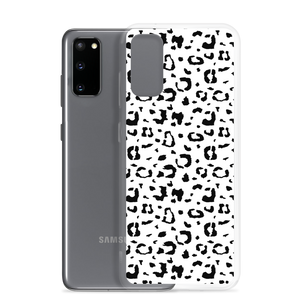 Black & White Leopard Print Samsung Case by Design Express