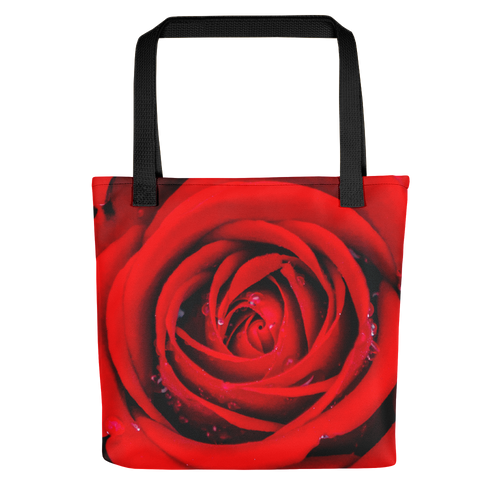 Default Title Fresh Red Rose Tote Bag by Design Express