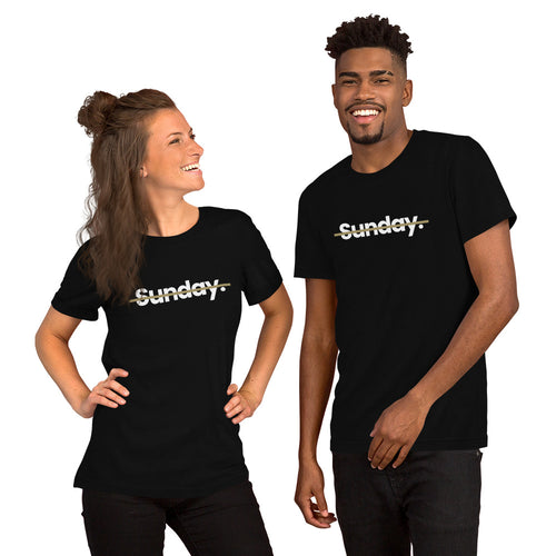 XS Sunday Short-Sleeve Unisex T-Shirt by Design Express