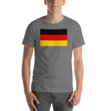 Deep Heather / S Germany Flag Short-Sleeve Unisex T-Shirt by Design Express