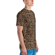 Golden Leopard Men's T-shirt by Design Express