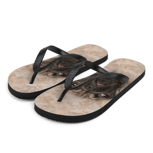 S Pug Puppy Dog Flip-Flops by Design Express