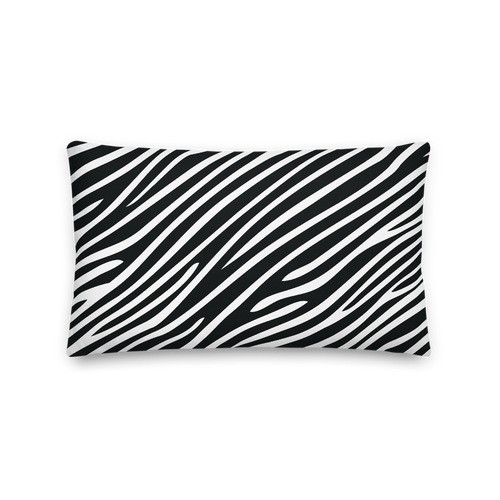 20×12 Zebra Print Premium Pillow by Design Express