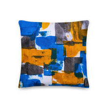 Bluerange Abstract Square Premium Pillow by Design Express