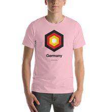 Pink / S Germany "Hexagon" Unisex T-Shirt by Design Express