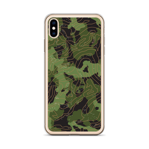 Green Camoline iPhone Case by Design Express