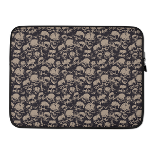 15 in Skull Pattern Laptop Sleeve by Design Express