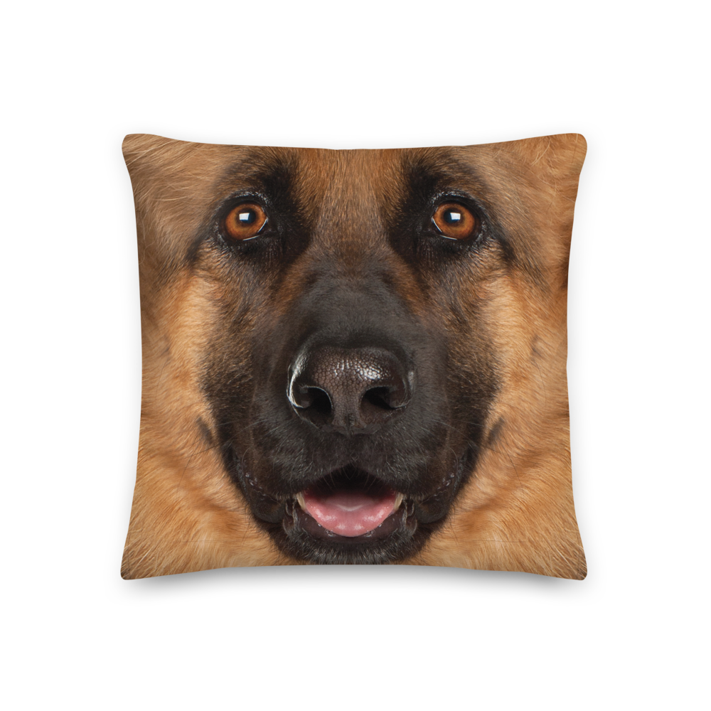 18×18 German Shepherd Dog Premium Pillow by Design Express